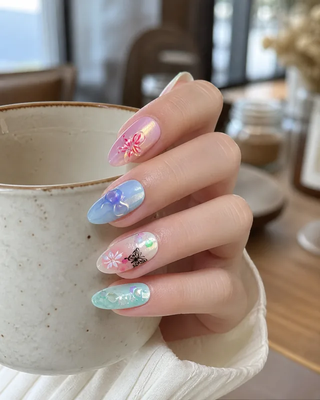 Studio Style WM0081 Press-On Nails worn on hand