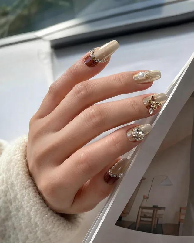 Studio Style 150426 Press-On Nails worn on hand