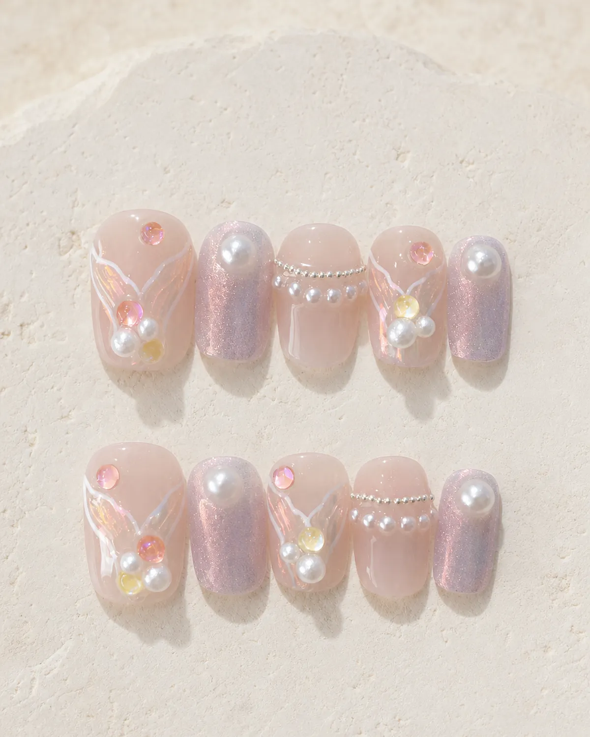 Dreamy Mermaid Press-On Nails product photograph