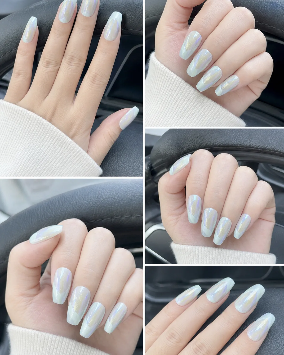 Moonlit Glow Press-On Nails view 2