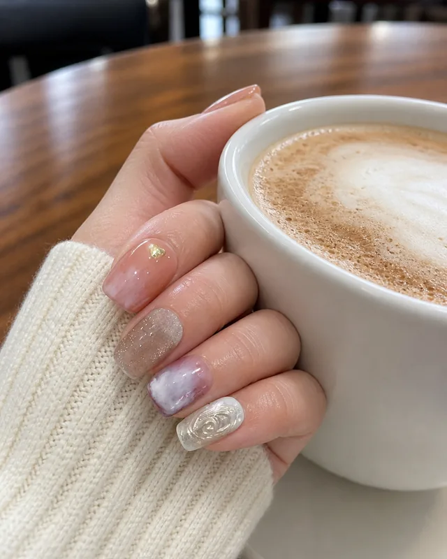 Candy Soda Press-On Nails worn on hand