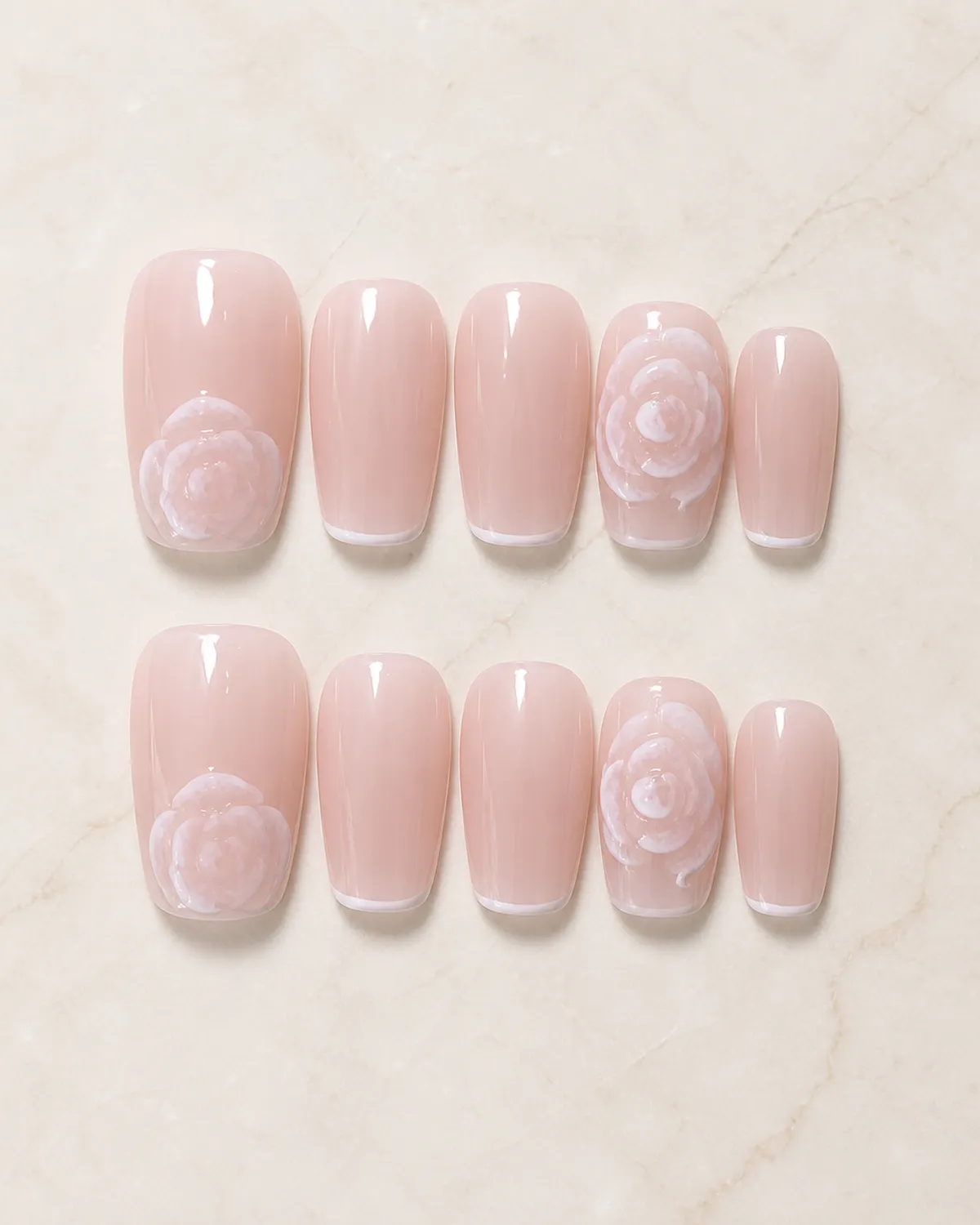 Rose Mist Press-On Nails product photograph