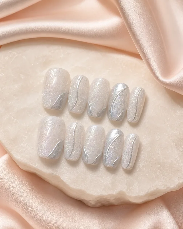 Mirror Sorbet Press-On Nails product photograph
