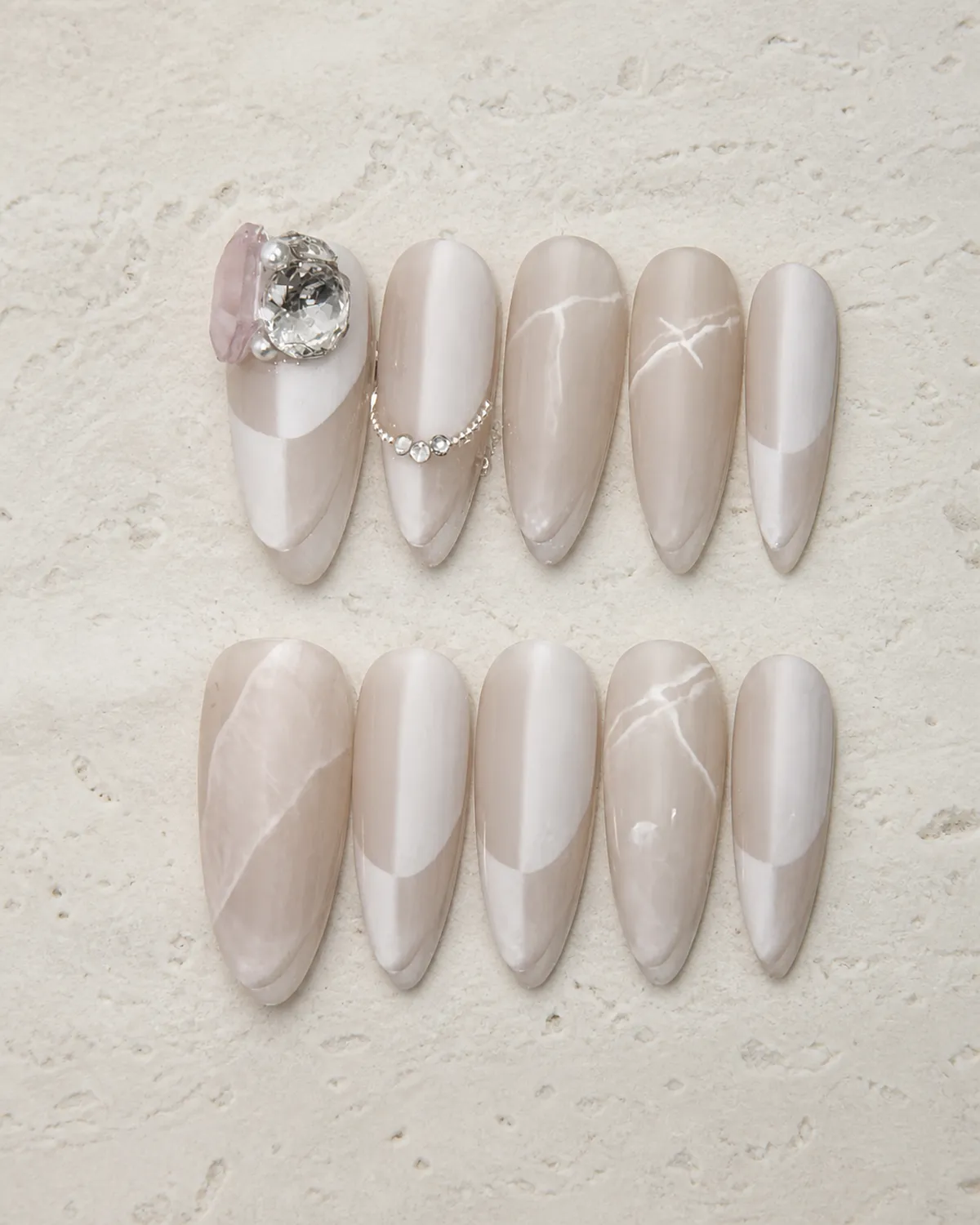 Shattered Dreamscape Press-On Nails product photograph