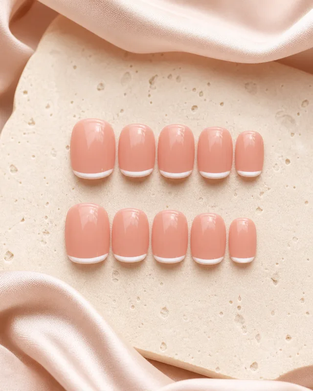 Minimal French Press-On Nails product photograph