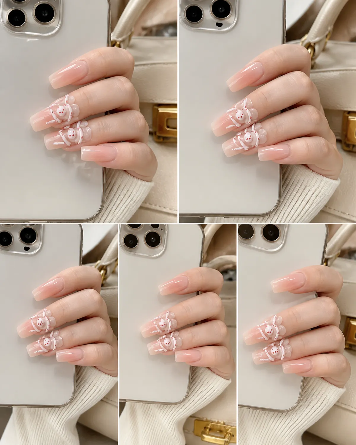 Blush Corn Snake Press-On Nails view 2