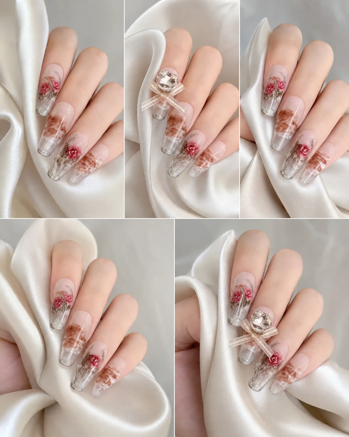 Rose Rhapsody Press-On Nails view 3