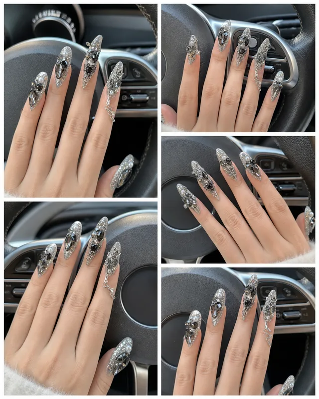 Studio Style 1962 Press-On Nails worn on hand