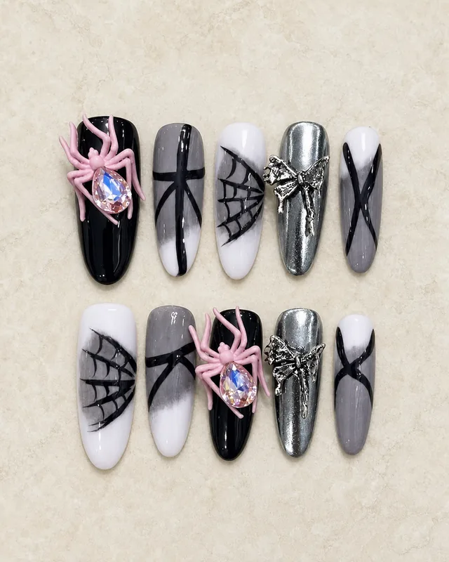 Siren Spider Press-On Nails product photograph